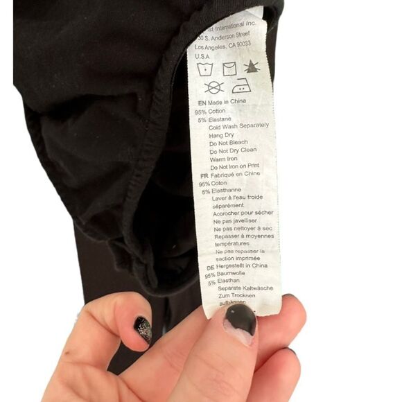 Iron Fist Black & White Bone In Skeleton Print Bodysuit - Picture 7 of 8